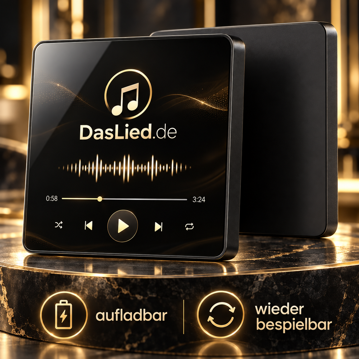 Personalisierter Musik-Kühlschrankmagnet MP3